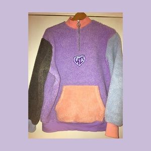 Lazy Oaf Pastel Colorblock Fleece